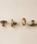 Premium Solid Brass Cabinet Handles French Vintage Style T Bar Drawer Knobs For Kitchen Cabinets And Bathroom Vanity in four designs.