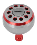 Upgrade Your Sea Fishing Game With This Premium Red Aluminum Alloy Power Knob Featuring Anti Slip Grip And 38mm Ergonomic Design For Sad Baitcasting Reels To Dominate Saltwater Adventures Today. 38mm red aluminum fishing reel power knob