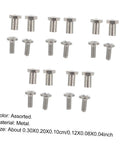 Eyewear Repair Kit With Replacement Screws For Glasses Sunglasses And Wire Frame Eyewear, assorted metal screws.