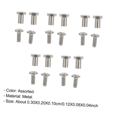 Eyewear Repair Kit With Replacement Screws For Glasses Sunglasses And Wire Frame Eyewear, assorted metal screws.