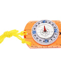Orienteering Compass For Hiking And Survival With Lanyard Must Have Portable Outdoor Navigation Tool For Camping And Backpacking Durable Acrylic Build Includes Built In Ruler And Luminous North Pointer For Easy Night Navigation.