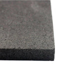 Close-up of heavy duty square block electrode plate 100x100x10mm showing texture for electrical projects with excellent conductivity.