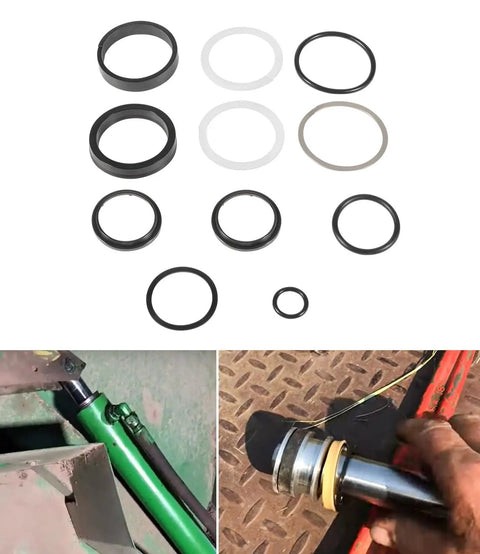Round Baler Tension Gate Cylinder Seal Kit Direct Fit Replacement Replaces AE43288 AE50113 For 430 And 530 Baler Cylinders showcased.