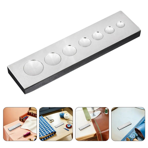 Top Notch 2-Piece Rivet Setting Tool With Durable Stainless Steel Base For Serious Crafters! This Cool 7-In-1 Multi Function Riveter Kit Makes Secure Fastening And Precision Alignment Super Easy On Metal, Leather, Or DIY Projects Without Breaking The, stainless steel base for leather and metal crafts