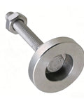 Heavy Duty Adjustable Furniture Feet Set, stainless steel M8x50mm leg with silent pad, side view