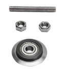 Haofy Heat Treated Steel Replacement Blade For Electric Wire Stripping Machine Premium Durability Sharp Cutter Blade For Powered Cable Operations And Professional Grade Heavy Duty Performance parts including a bearing, screw, and nuts.