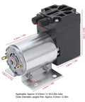 Slick Dc 12v Mini Vacuum Pump Featuring 6w Micro Diaphragm Engineering and Rugged Aluminum Housing for Smooth Air Suction.