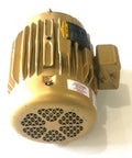 Single 5 HP 3-Phase General Purpose AC Motor, TEFC 184T Frame, 1750 RPM, 208-230/460V, side view of sealed ball bearings