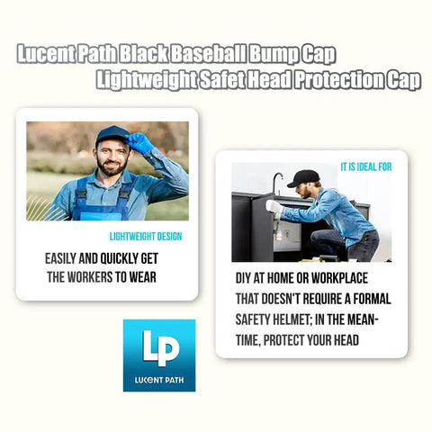 Red Baseball Safety Bump Caps Helmet For Men And Women, Lightweight Comfy Head Protection Caps With Ventilation, Easy Fit Hard Hat Alternative, Durable Protective Baseball Caps For Work