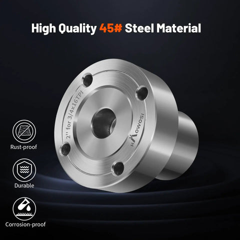 Top Shelf Steel Faceplate For Wood Lathes With Rock Solid Grip 2 Inch Diameter And 3/4 X 16 Tpi Threading Built Like An American Workhorse Rig For Serious Turners Who Want Knockout Performance Daily