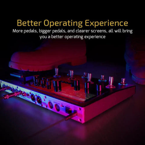All In One Dope Guitar And Bass Multi Effects Pedal With Expression Input FX Loop MIDI Amp Modeling IR Cab Simulation