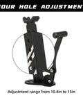 Portable Motorcycle Wheel Stand Front And Rear Stainless Steel Fifth Generation Upgrade with adjustable height feature.