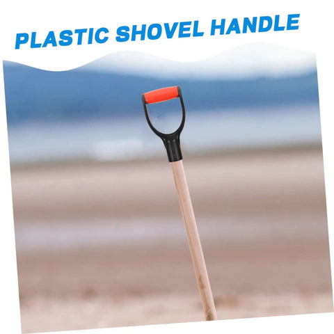 2-Pack D-Shaped Replacement Shovel Handle Grips For Garden Tools Easy Install Ergonomic Comfort Grip No Sweat