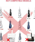 Image showing water flosser models not compatible with 3V Water Flosser Charger Replacement For WP360 WP450 WP462.