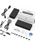 Pro Level Usb C Docking Station Packing 20 Ports With Quad Monitor Support Delivers Legit Dual 5k At 60Hertz Output and accessories layout.