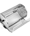 Badass Rotisserie Drum Basket Mesh Cage For Backyard Grills And Home Ovens Fits Standard One Quarter Inch Shaft, 7x4 inch stainless steel.