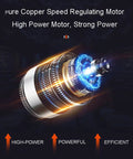 Image of a pure copper speed regulating motor showcasing high power features for the Heavy Duty Electric Stair Climbing Trolley With 1200W Motor Makes Moving Piles Of Furniture And Heavy Gear Up Or Down Steps A Total Breeze While Offering 280KG Load Capacity And Smooth Stepless Speed Control For Any Job.