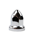33mm Chrome ABS Plastic Push On Bullet Flanged Lug Nut Covers Pack Of 20 For 33mm Nuts With Flange Easy Install Two And Three Eighths Inches High