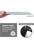 Black Phenolic Sheets Pack Of Three 12x12 Inch Panels 1/8 Inch Thick Laminated Resin Plate Board For Electronics Fixtures DIY Projects Crafts And Pro Grade Crafting, 3 mm thickness shown