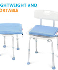 Shower Chair Cushion For Elderly And Disabled, Premium Breathable Mesh Foam Pad on shower chair, lightweight and portable