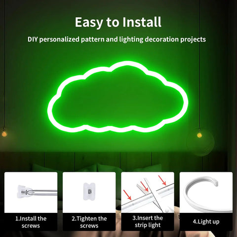 Green Led Neon Rope Light 17 Feet With 600 Diodes Dimmable Flexible Silicone Strips Waterproof Indoor Outdoor Accent Lighting Slap It On Any Wall For Bedroom Kitchen Backyard Chill Vibes Fresh Glow Setup