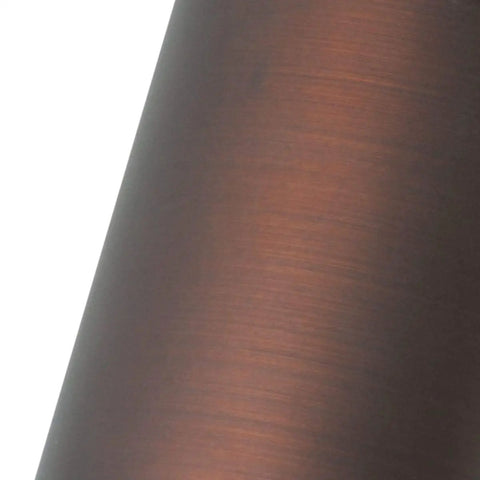 Urban bronze finish detail on One-Light Roundback Track Lighting Fixture With Adjustable Head For Indoor Ceiling And Wall Sconce