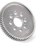 40CR Steel Spur Gear 48P 66T CNC Machined For One Tenth Scale RC Cars Upgrade Beefed Up Strength Replacement Gear
