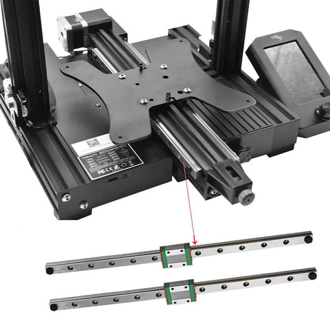 Y Axis Linear Rail Guide Kit MGN12H 300mm for Ender 3 V2 and Ender 3 Pro 3D Printer dual rails upgrade close-up
