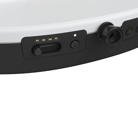 Switch controls on Les Paul Pro Edition Alpine White Guitar Controller For PC Switch Android And More, Ultra Wide Multi-Platform Compatibility