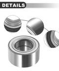 Front Wheel Bearing With Sealed Hub For Ford Focus 2012 2018 And Ford C Max 2013 2018 Ford Escape 2013 2019 Transit Connect 2014 2018 Lincoln MKC 2015 2019 Bearing Steel Silver Tone OEM Grade close-up view.
