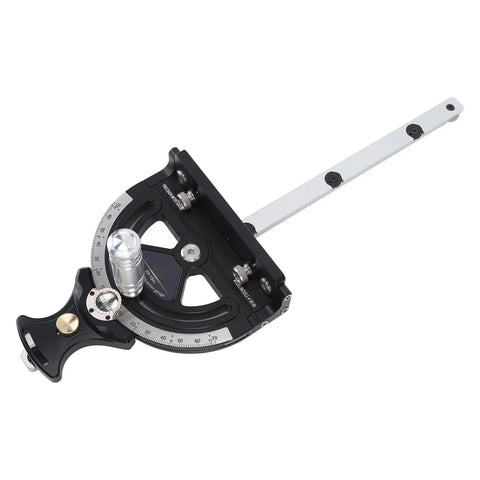Killer Precision Miter Gauge For Table Saw Dials In Tight Cuts Adjustable 0 To 70 Angle Lock with aluminum alloy material.