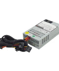 High Efficiency 1U 150W Flex PSD Industrial PC Power Supply 110V And 220V Voltage For NAS Computers Rack Mount Ready And Easy Setup For Your NAS Rig That Delivers Stable Power For Your Office NAS Setup. Silver 1U metal PSU with cable