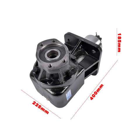 Heavy Duty Hydraulic Brush Cutter Gearbox RC-51H With 1:1.93 Ratio 1-1/4 Inch 14 Tooth Drive Hydraulic Motor Mount Replacement OEM 251390