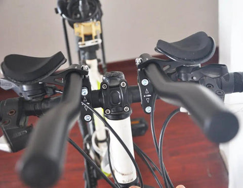 High End Aero Bar Time Trial TT Handlebar Rest For Road And Mountain Bikes 31.8mm Clamp Aluminum Alloy With Soft Arm Pad