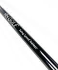 Close-up of Adjustable Weights Golf Swing Speed Stick For Tempo Flexibility And Power Three In One Training Aid with logo