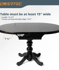 Rock Solid Beefy Drop Leaf Table Supports Set Of Two Heavy Duty Metal Brackets With Fifty Pound Capacity Zinc Plated Steel on an oval table.