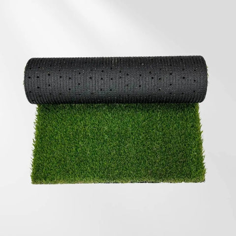 Rolled outdoor dog potty grass with drainage hole realistic artificial turf for pets replacement grass standard size 4ft by 2ft