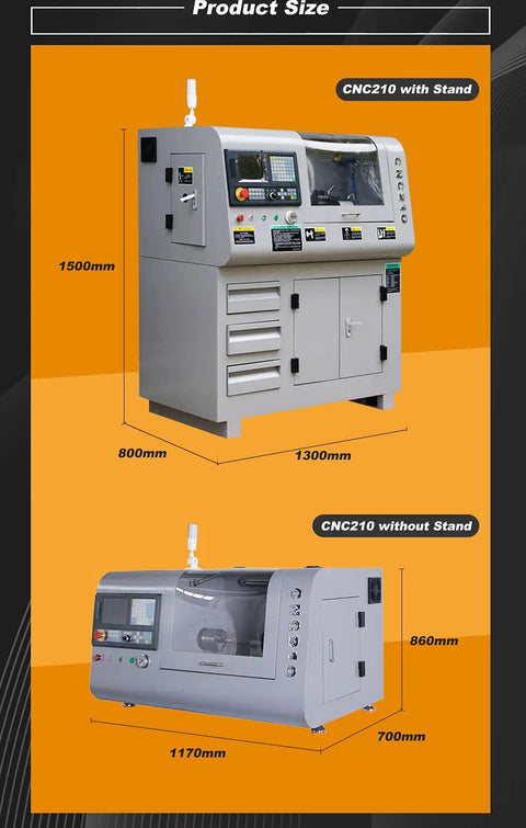 Mini Cnc Lathe Machine With Protective Cabinet And 3 Jaw Chuck For DIY Metal Milling And Hands On Maker Labs Featuring Smooth Brushless Drive And Precise Threading Workflows For Your Badass Home Shop