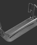 Refrigerator Door Bin Side Shelf 2-Pack, Clear Replacement for Frigidaire and Kenmore Refrigerators, 14.3 x 4.2 x 5.5 in view