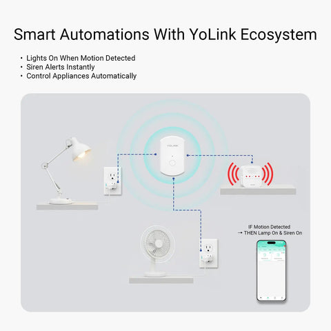 Diagram illustrating Indoor Motion Sensor RT With Dope Radar Tech And LoRa Long Range 2 Year Battery Life Adjustable Sensitivity integration