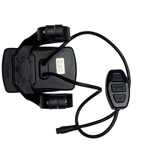 Top view of S700 Electric Bike LCD Display Screen For 36V And 48V E Bikes 6 Pin Plug And Play Ready Easy Install Replacement Panel