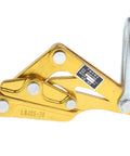 Baosity Rope Grip Puller Tool For Tensioning Cables 25-70Mm Aluminum Alloy Rigging Hardware Heavy Duty Cable Clamp Gripper Tightener with 1 Ton capacity, showing golden aluminum alloy gripping mechanism.