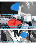 Instructions for installing 2 Pack Windshield Wiper Fluid Reservoir Cap For Acura ILX Hybrid And Honda Civic Accord Hybrid Replacement 38513-SB0-961 76802-SN7-G05 OEM Style Easy Install Durable Cap