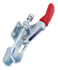 Rock Solid Heavy Duty 4 Pack Latch Toggle Clamps Set With Epic 360 Lbs Holding Power For Welding Fabrication And Auto Shop Metal Work Gear, steel clamp with red handle