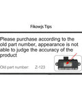 Note about purchasing by part number Z-123 with image of black fuel injection pump