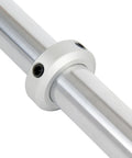 Four Pack 10mm Bore Shaft Collars Aluminum Alloy Screw Style Clamping Collars 16mm Outer Diameter 8mm Width For CNC Machines shown installed