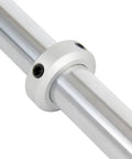 Four Pack 35mm Bore Shaft Collars Made From Aluminum Alloy Screw Style Clamping Rings With 50mm Outer Diameter And 15mm Width For CNC Machines And Conveyor Systems shaft collar on metal rod
