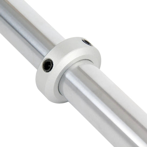 Six Millimeter Bore Shaft Collars Aluminum Alloy Screw Style Clamps on shaft, 12 Mm Outer Diameter, 6 Mm Width for CNC Machines