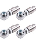 Top Tier 4 Pack 5/8 Inch 18 Thread Heim Ball Bearing Rod Ends with Spacers for Heavy Duty Steering and Control Arm Linkage