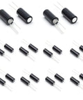 20 Pack Vibration Switch Tilt Sensor Metal Ball Alarm Switch 5mm Compact 24mm Long Micro Vibe Sensor For Dope Arduino Raspberry Pi And Other Microcontroller Projects Great For Hobbyists And Pros Alike, black sealed tilt sensors